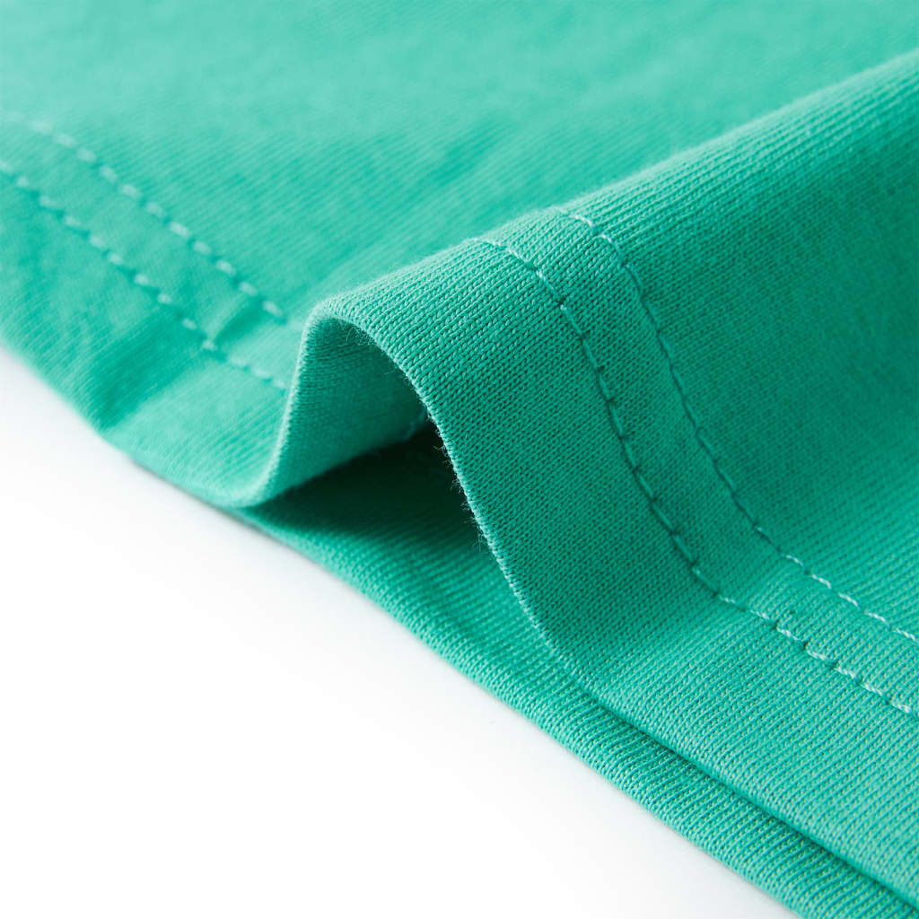 T-shirt infantil azul brilhante 128