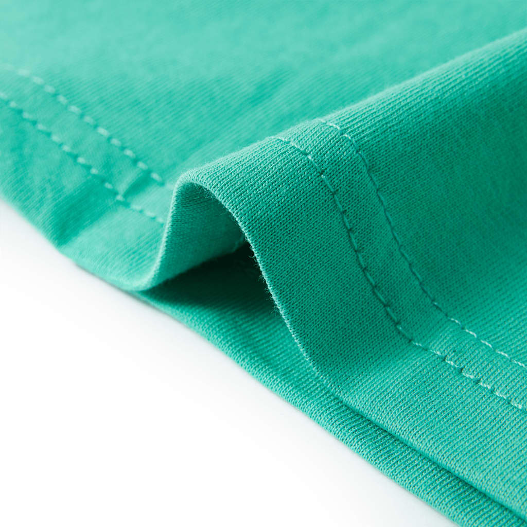 T-shirt infantil azul brilhante 128