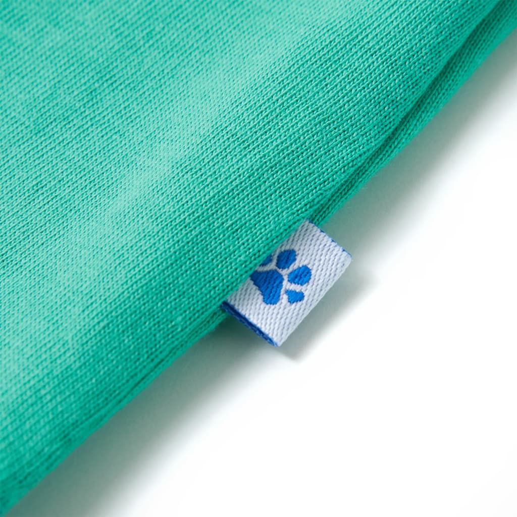 T-shirt infantil azul brilhante 128