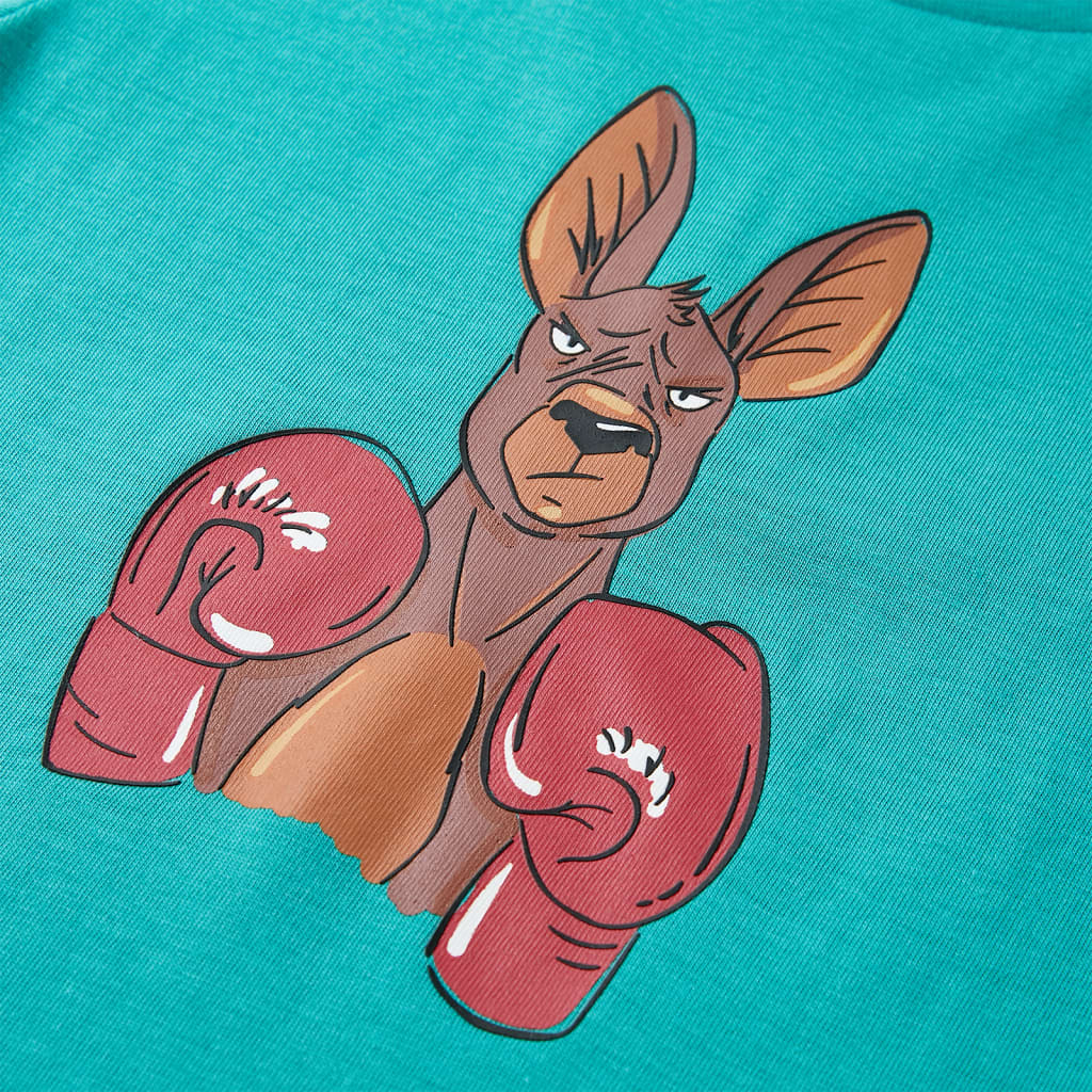 T-shirt infantil com mangas curtas amarelo 128