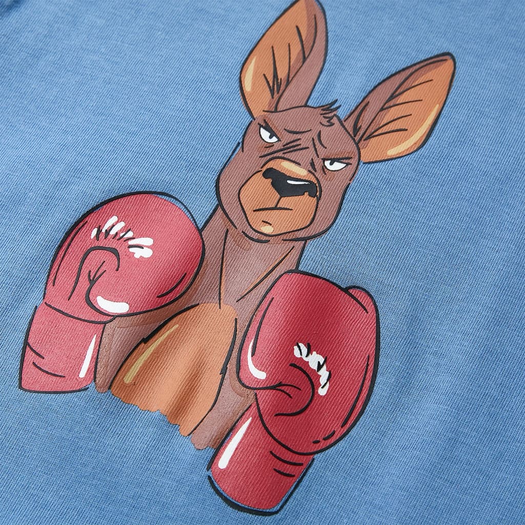 T-shirt infantil com mangas curtas amarelo 128