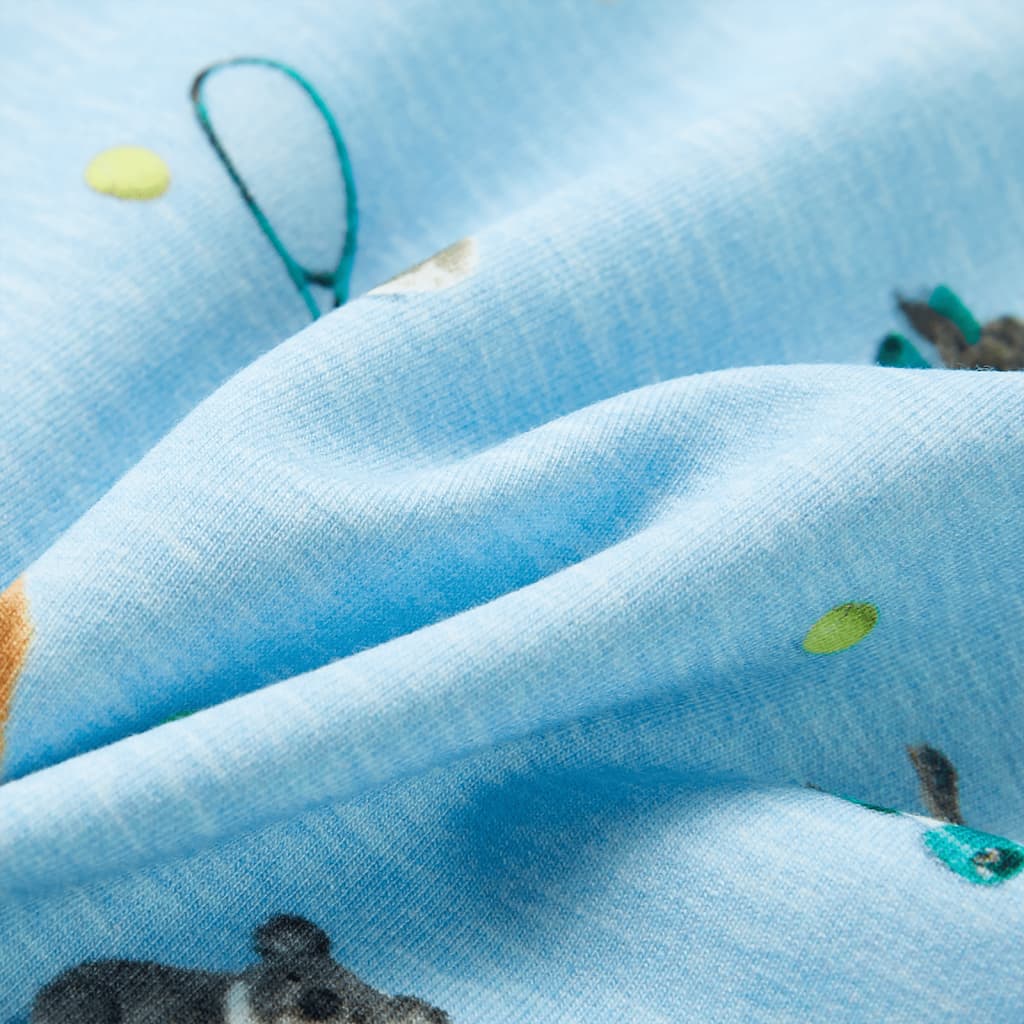 Sweatshirt para criança azul-claro mesclado 104