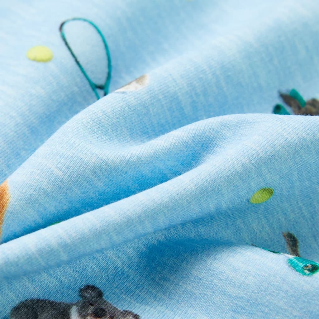 Sweatshirt para criança azul-claro mesclado 104