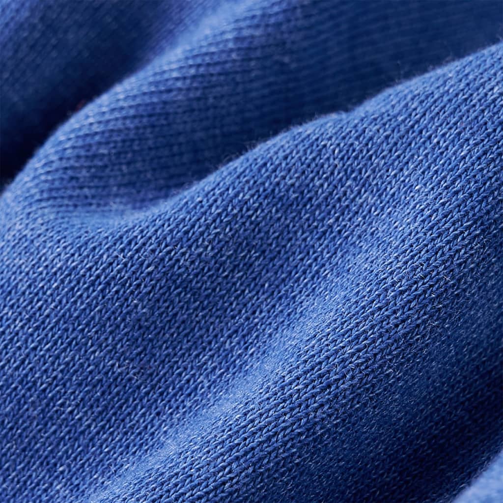 Calças de fato de treino para criança azul mesclado 140