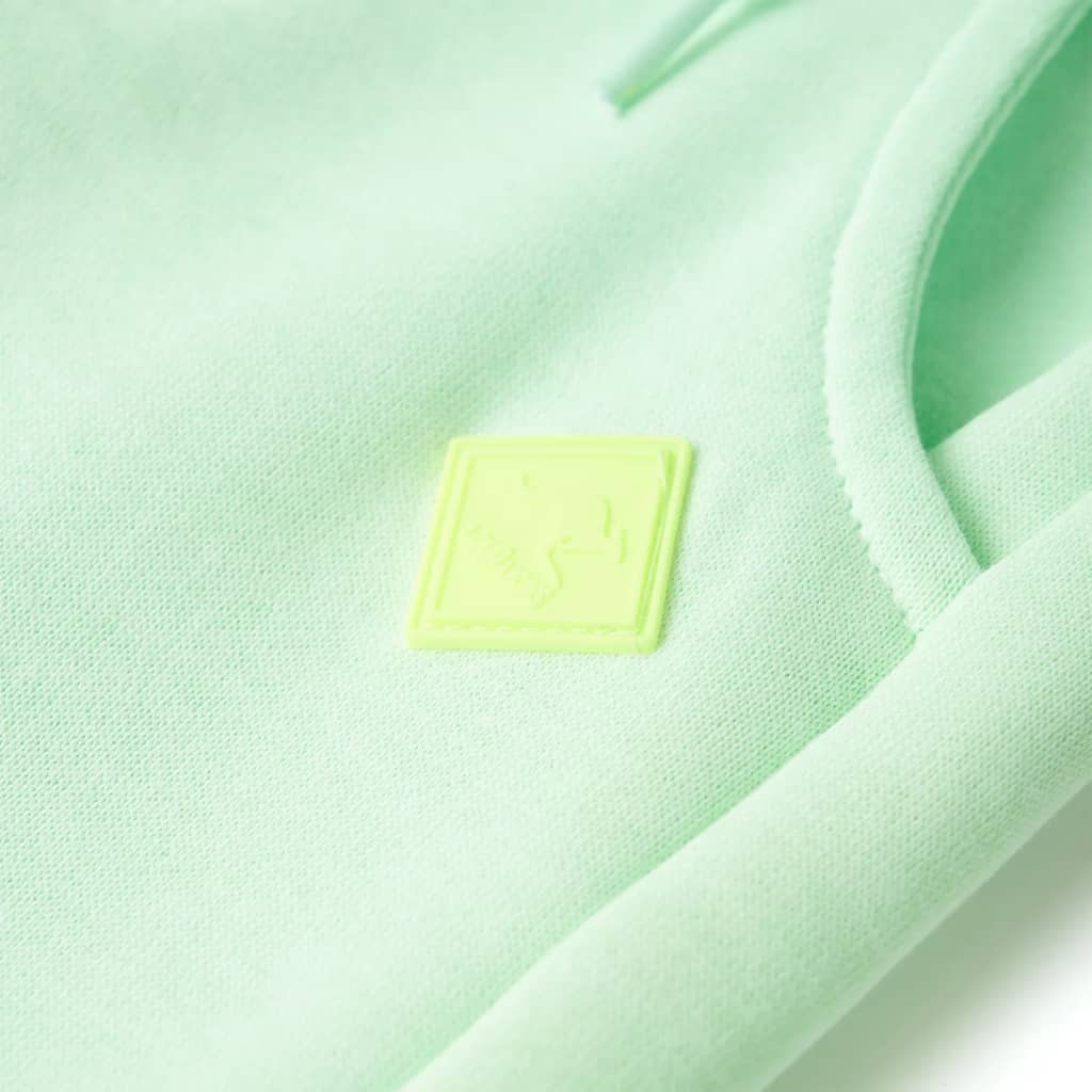 Calças de fato de treino para criança azul mesclado 140