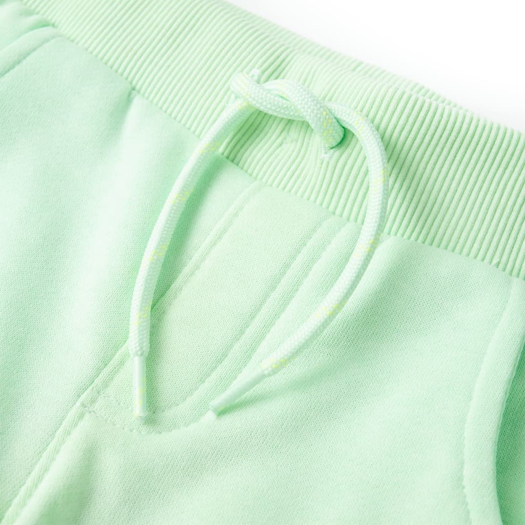 Calças de fato de treino para criança azul mesclado 140