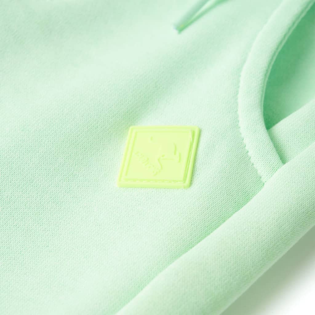 Calças de fato de treino para criança azul mesclado 140