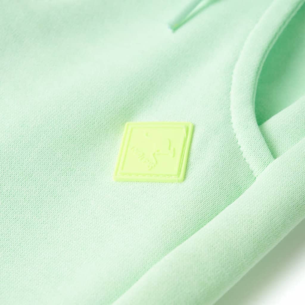 Calças de fato de treino para criança azul mesclado 140