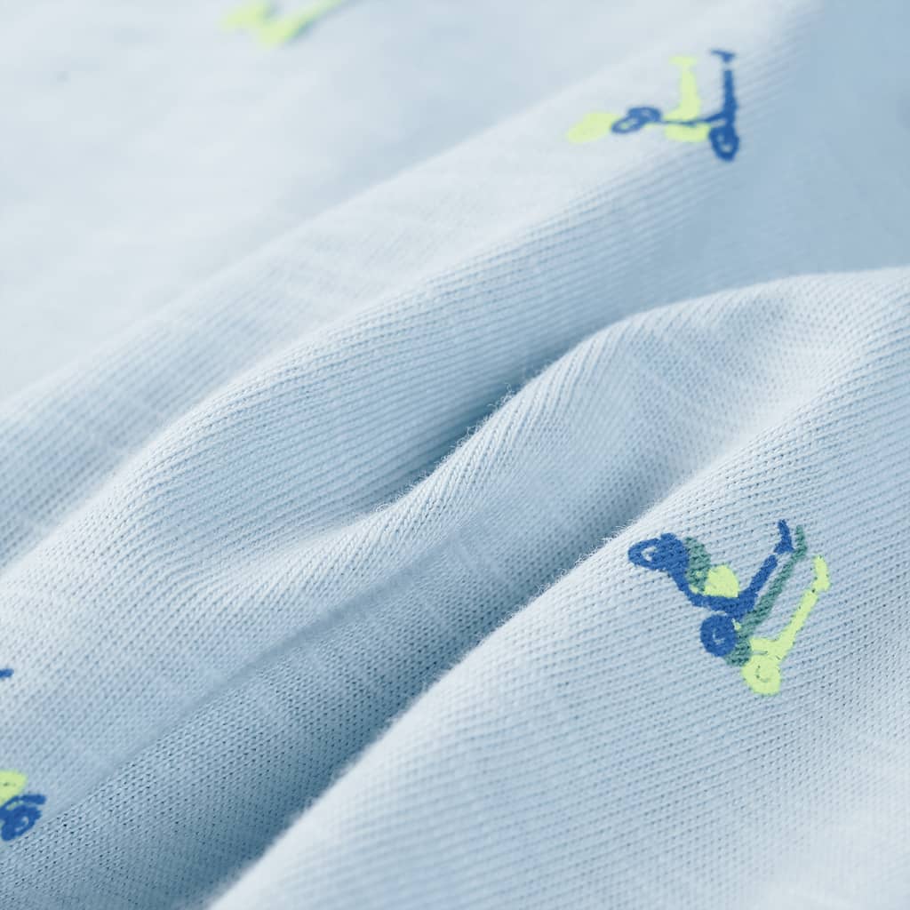 T-shirt para criança azul-escuro 140