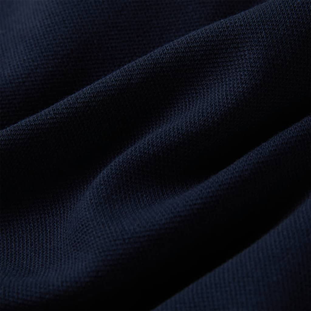 Sweatshirt para criança com fecho azul-marinho 104