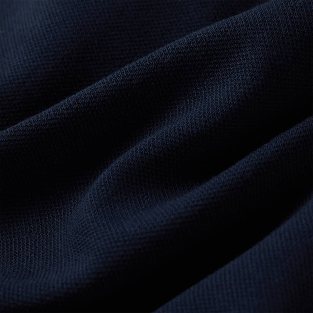 Sweatshirt para criança com fecho azul-marinho 104