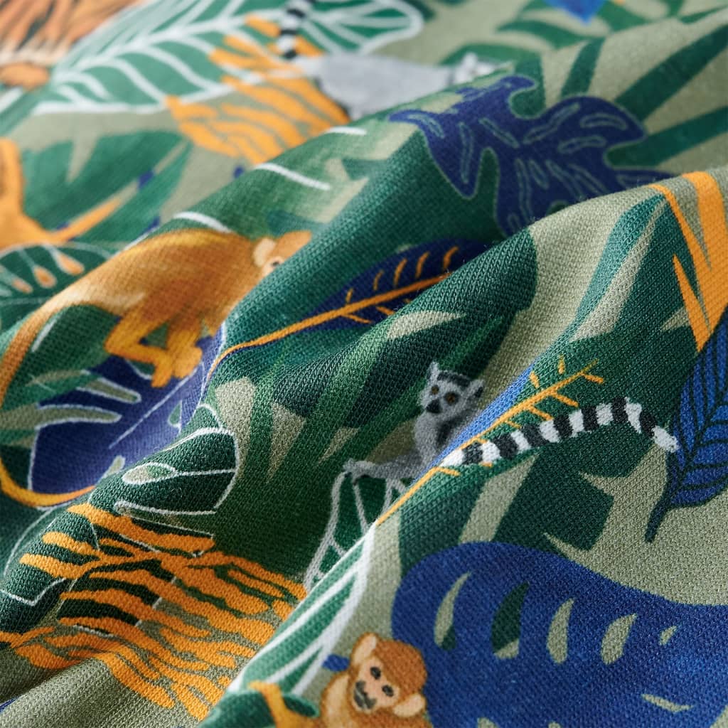 T-shirt de manga curta para criança multicor 140