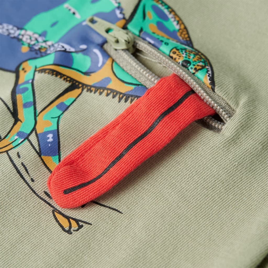 T-shirt de manga curta para criança azul-claro 140