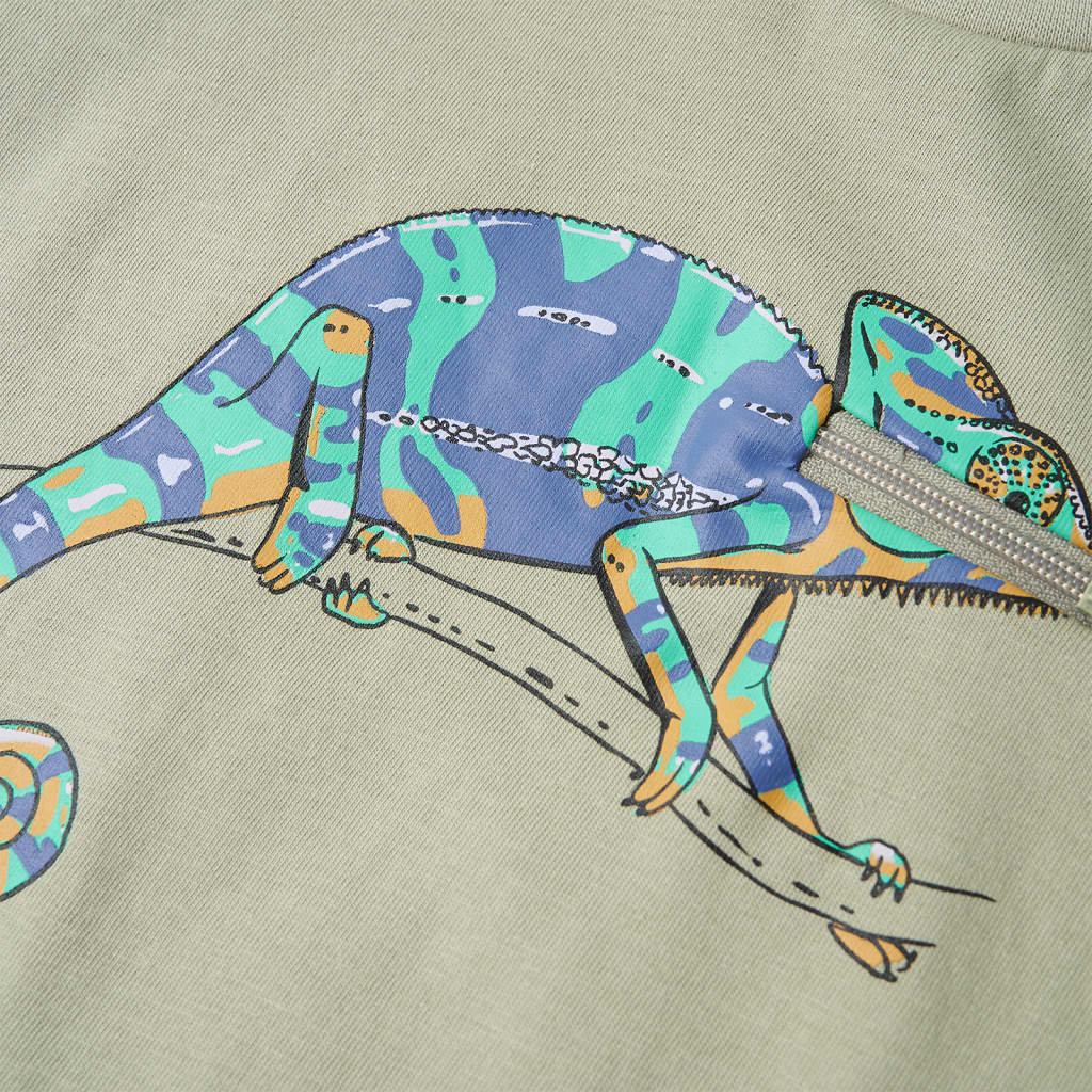 T-shirt de manga curta para criança azul-claro 140