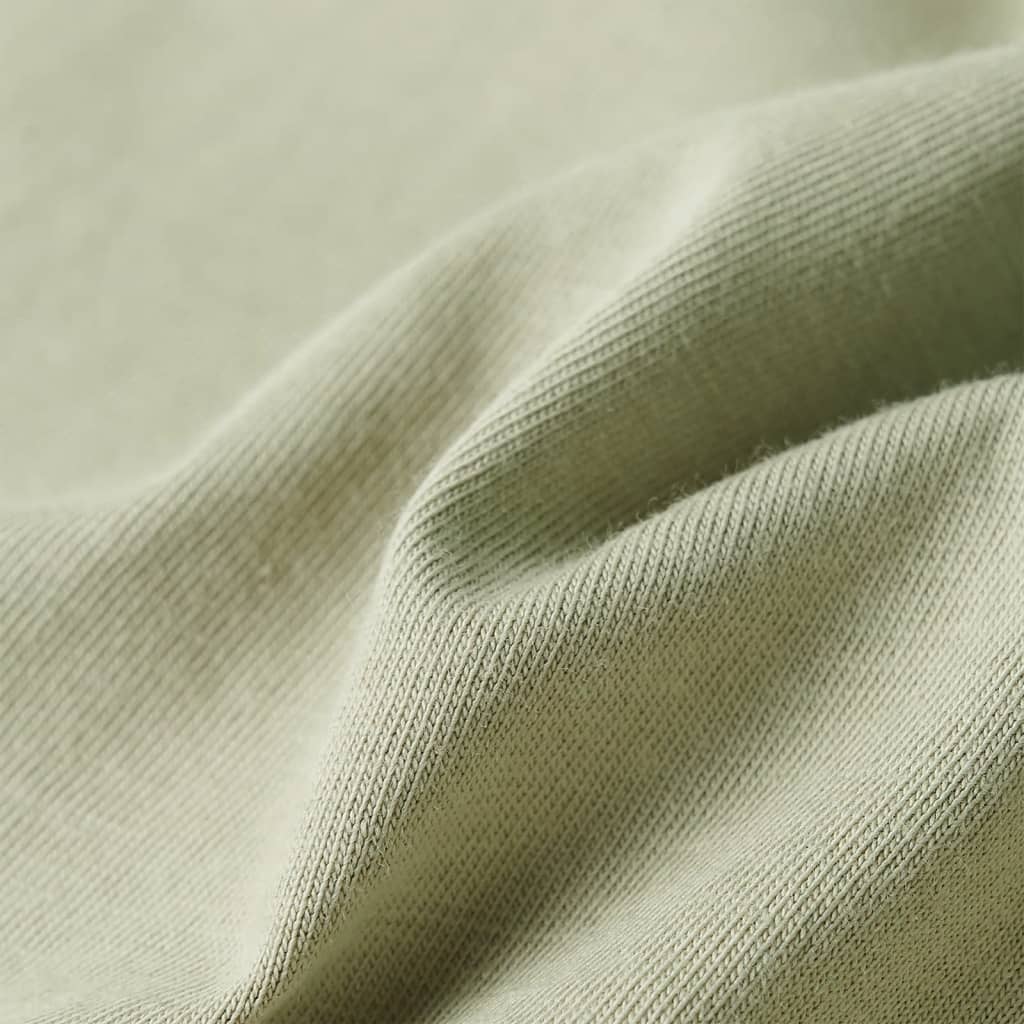 T-shirt de manga curta para criança azul-claro 140