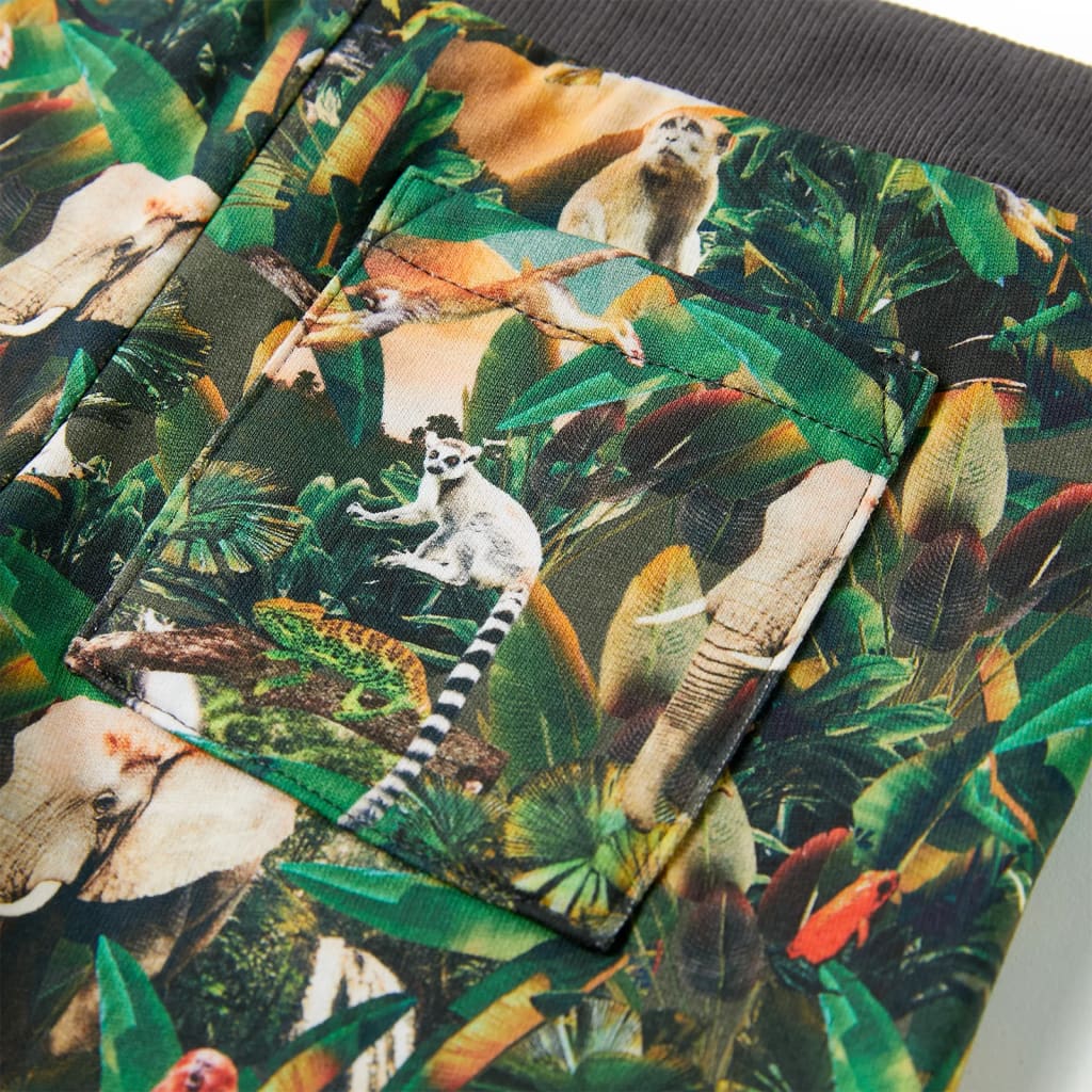 Calções de criança com cordão azul-petróleo 140