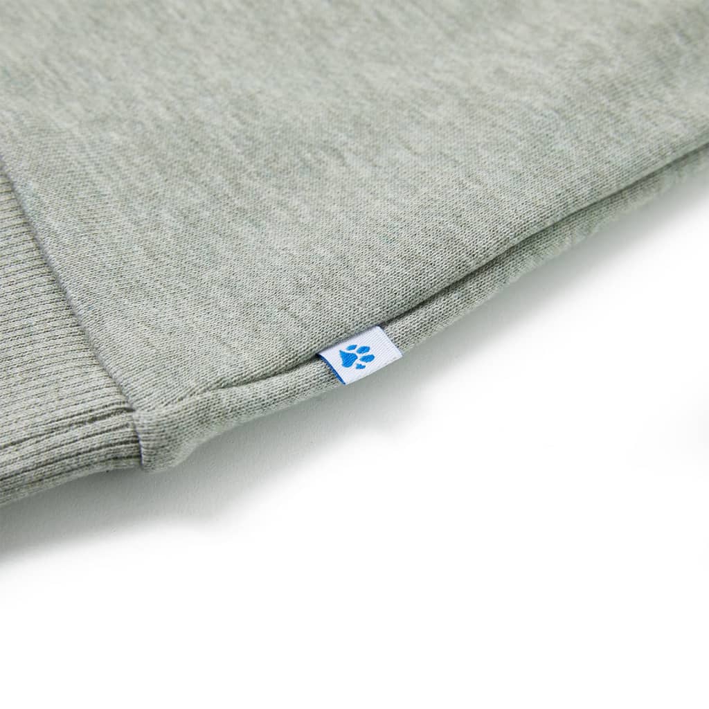 Sweatshirt para criança cor caqui-claro mesclado 104