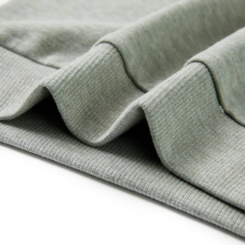 Sweatshirt para criança cor caqui-claro mesclado 104