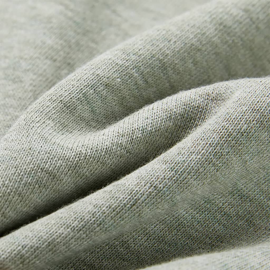 Sweatshirt para criança cor caqui-claro mesclado 104