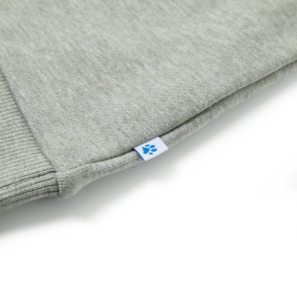 Sweatshirt para criança cor caqui-claro mesclado 104