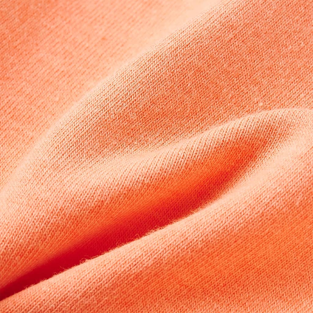 Calções de criança com cordão laranja néon 128