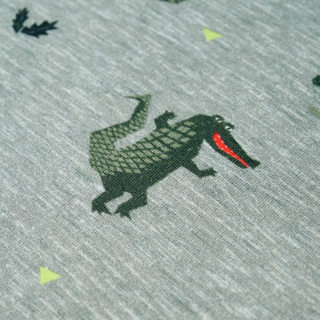 Sweatshirt para criança cor caqui-claro mesclado 128