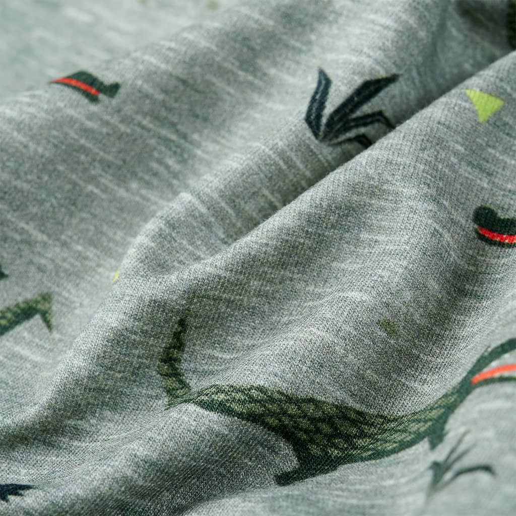 Sweatshirt para criança cor caqui-claro mesclado 128