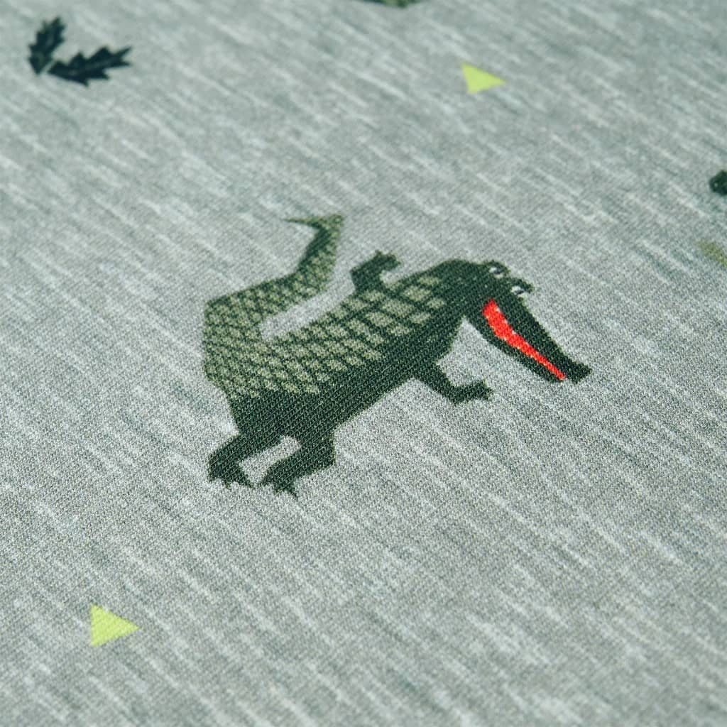 Sweatshirt para criança cor caqui-claro mesclado 128