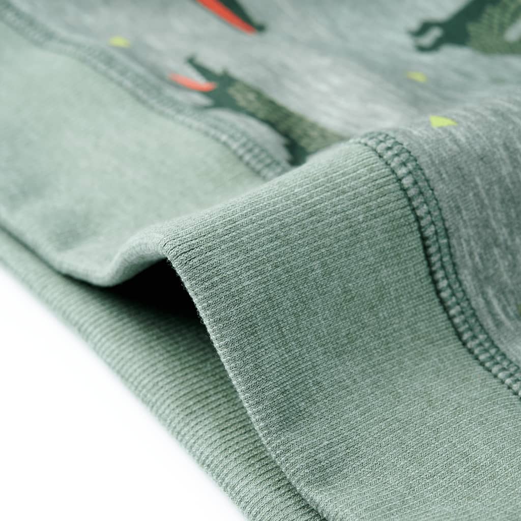 Sweatshirt para criança cor caqui-claro mesclado 128