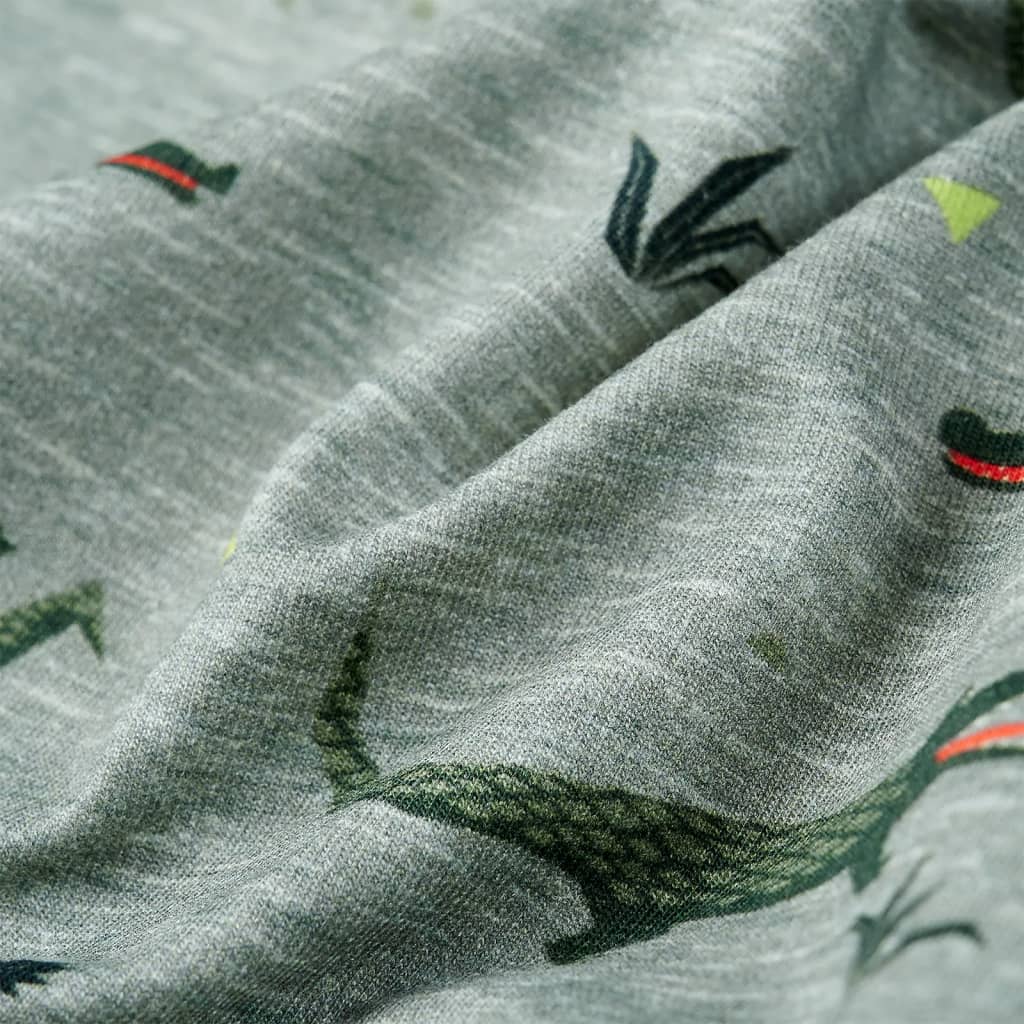 Sweatshirt para criança cor caqui-claro mesclado 128