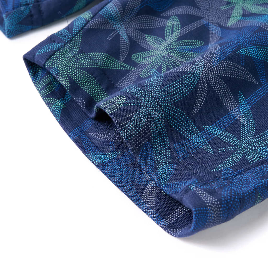 Calções de criança com cordão azul-escuro 116