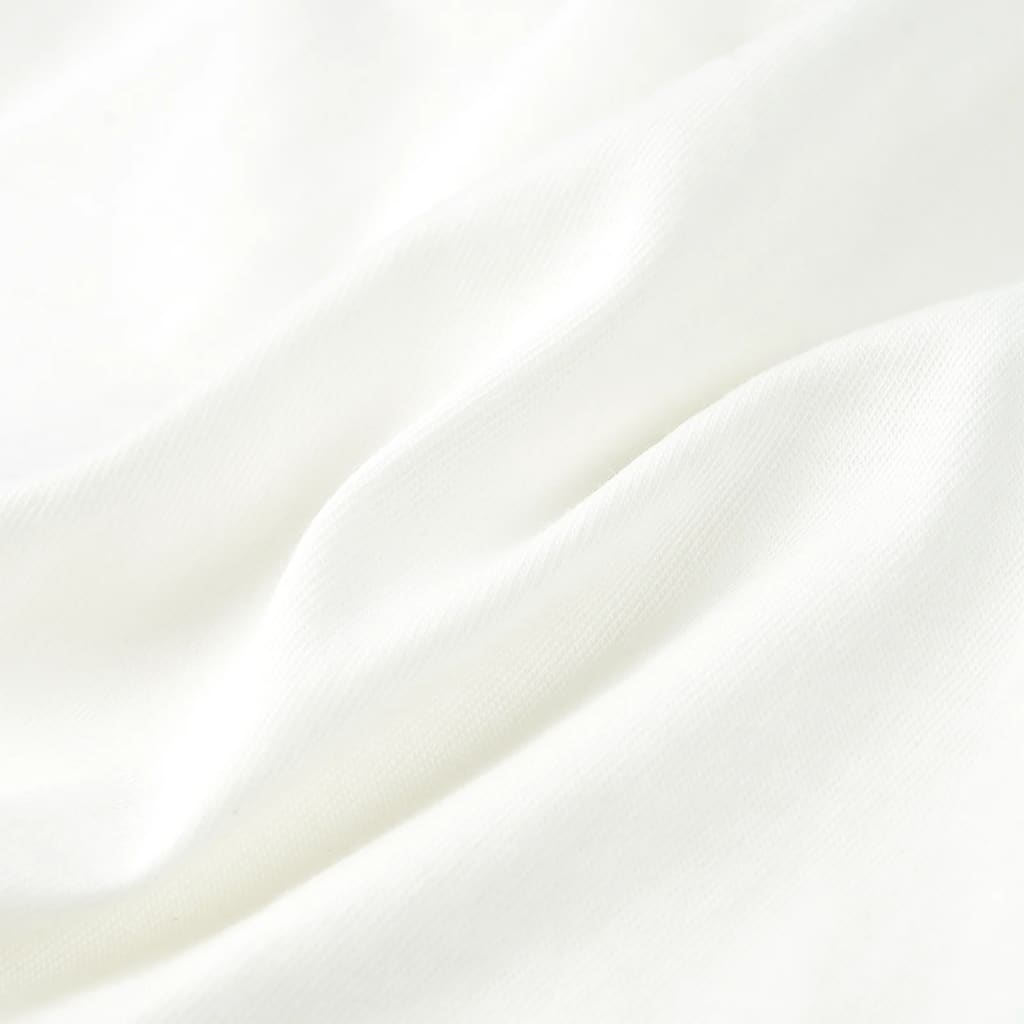 T-shirt de manga curta para criança cor cru 140