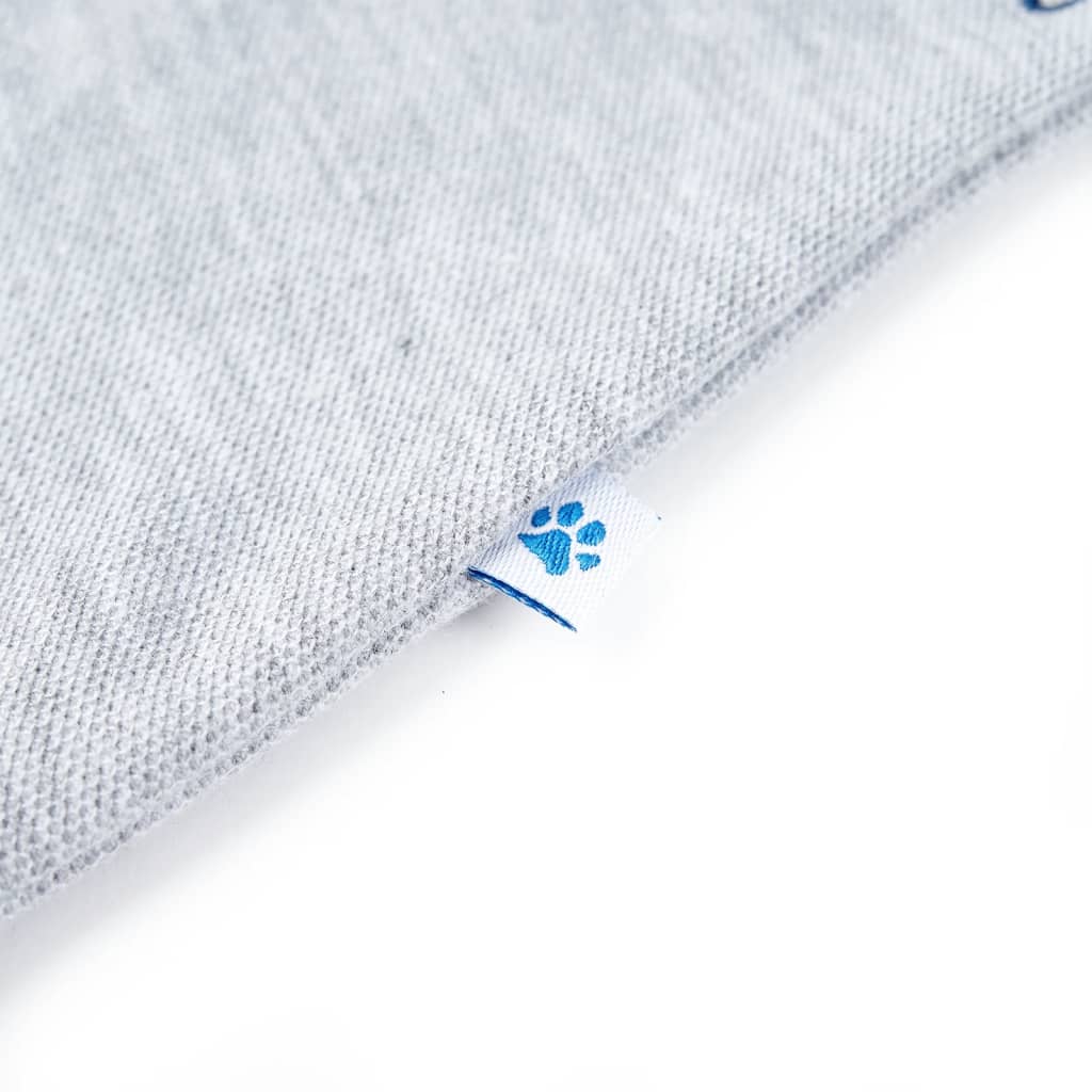Polo para criança cinzento mesclado 140