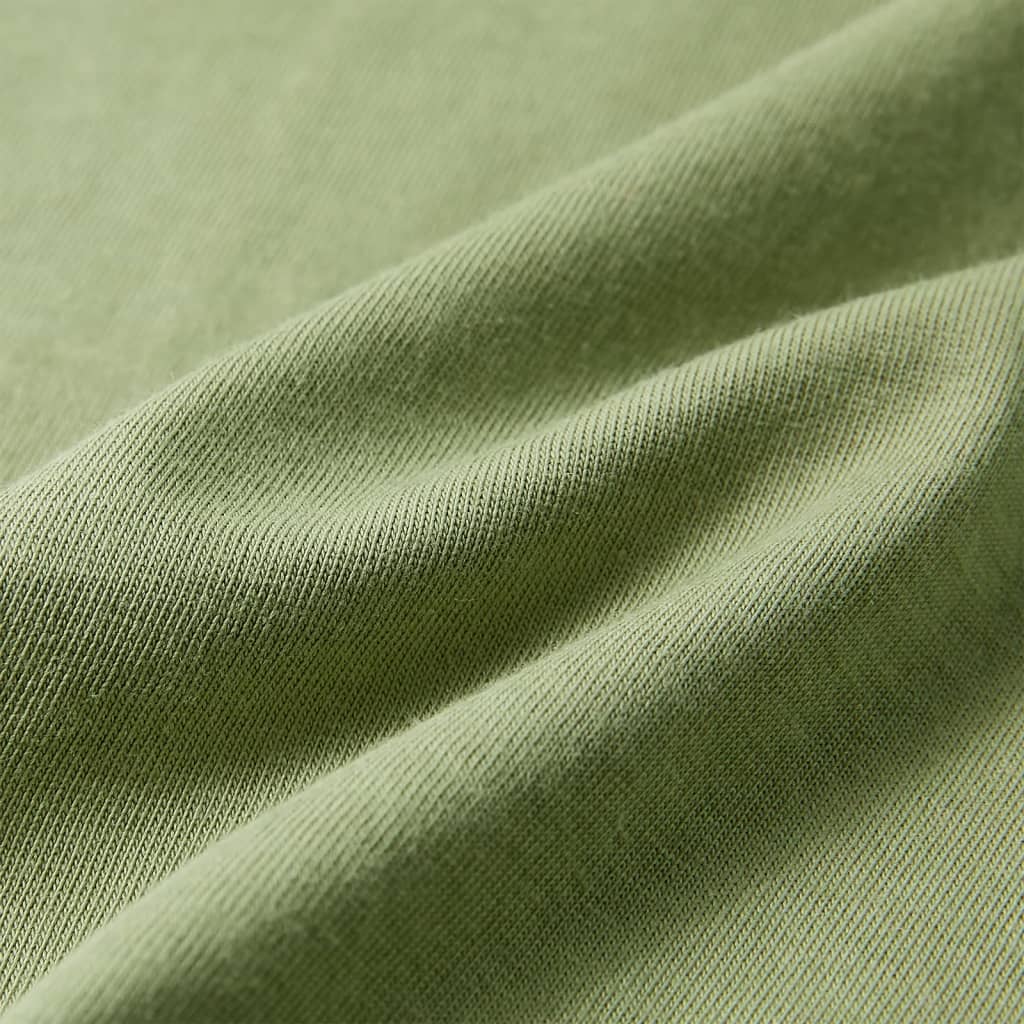 T-shirt de manga curta para criança ciano 140