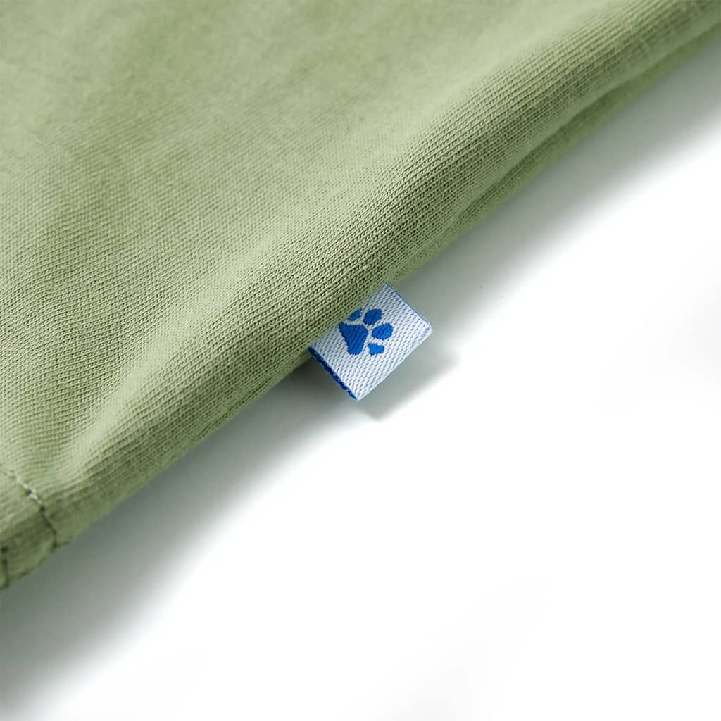 T-shirt de manga curta para criança ciano 140