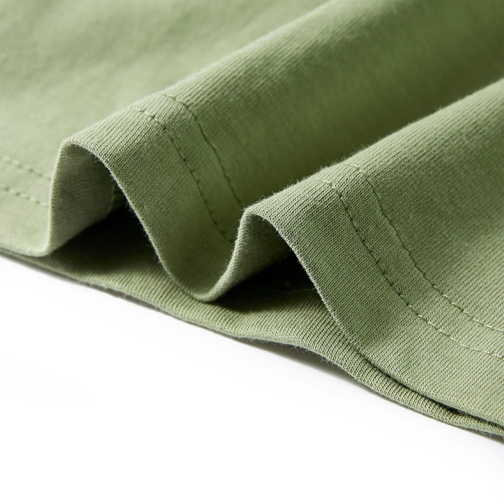 T-shirt de manga curta para criança ciano 140