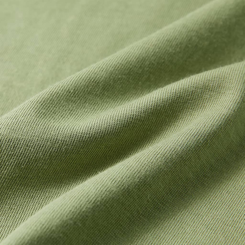 T-shirt de manga curta para criança ciano 140