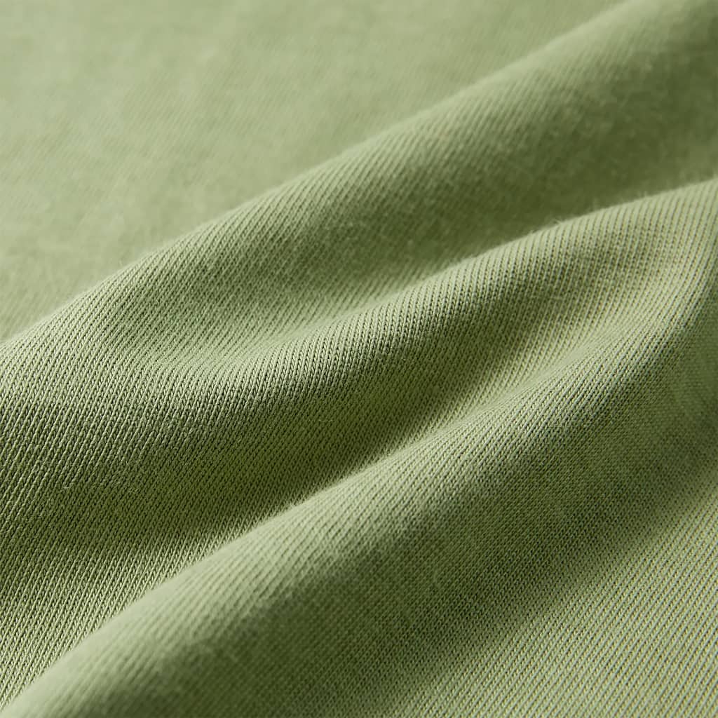 T-shirt de manga curta para criança ciano 140