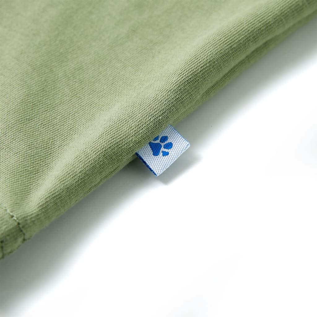 T-shirt de manga curta para criança ciano 140