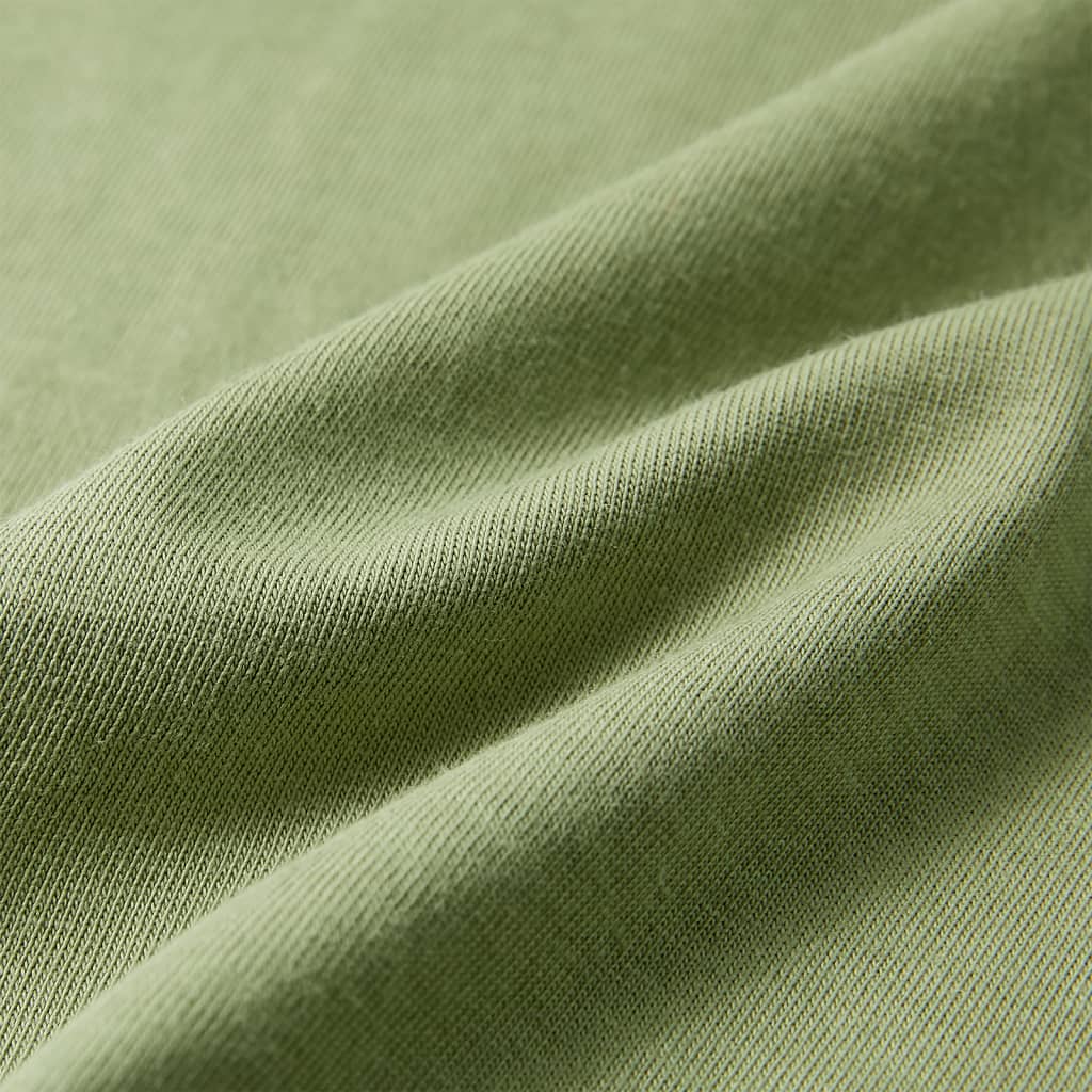 T-shirt de manga curta para criança ciano 140