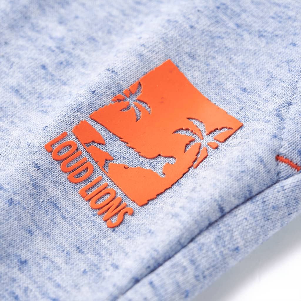 Calções de criança com cordão azul-água 128