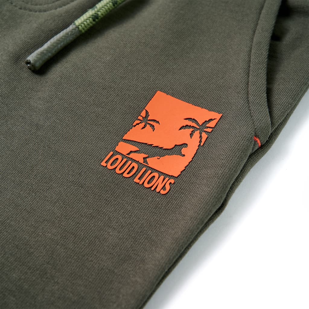 Calções de criança com cordão azul-água 116