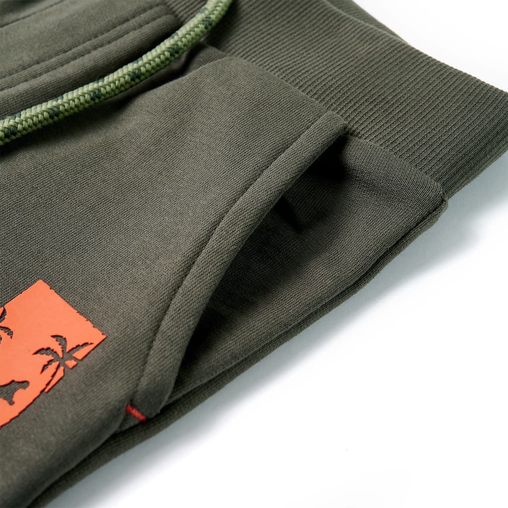 Calções de criança com cordão azul-água 128