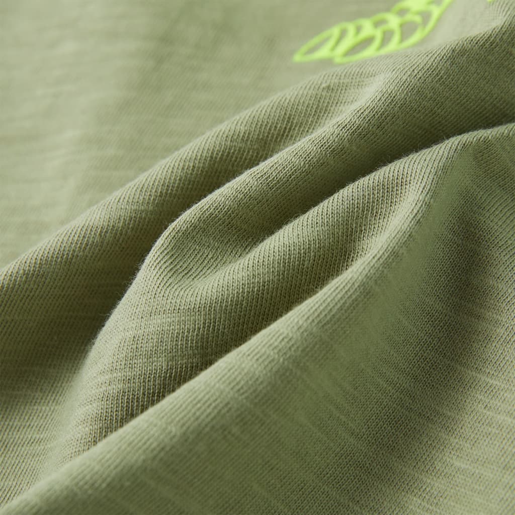 T-shirt de manga curta para criança azul-escuro 116