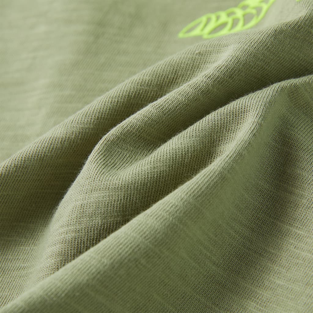 T-shirt de manga curta para criança azul-escuro 116