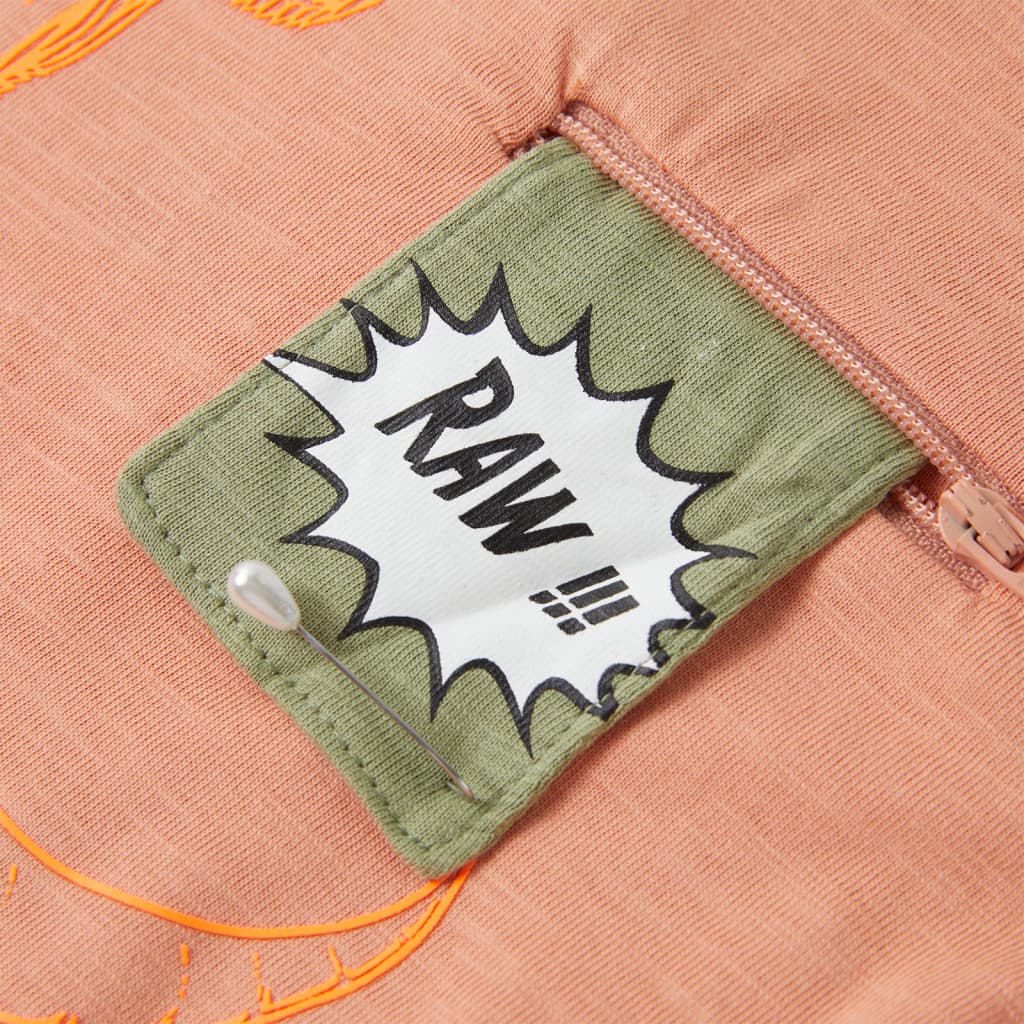 T-shirt de manga curta para criança azul-escuro 116