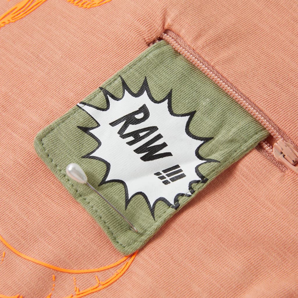 T-shirt de manga curta para criança azul-escuro 116