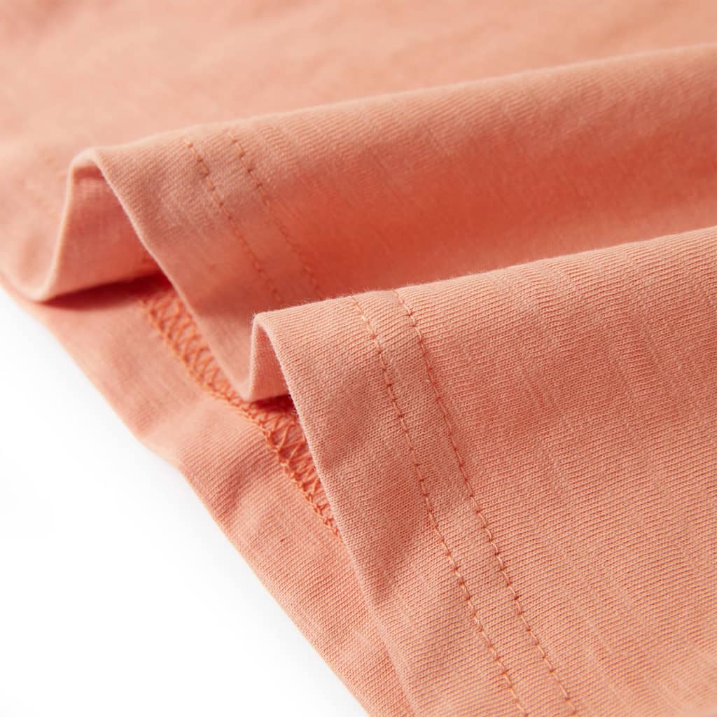 T-shirt de manga curta para criança azul-escuro 116