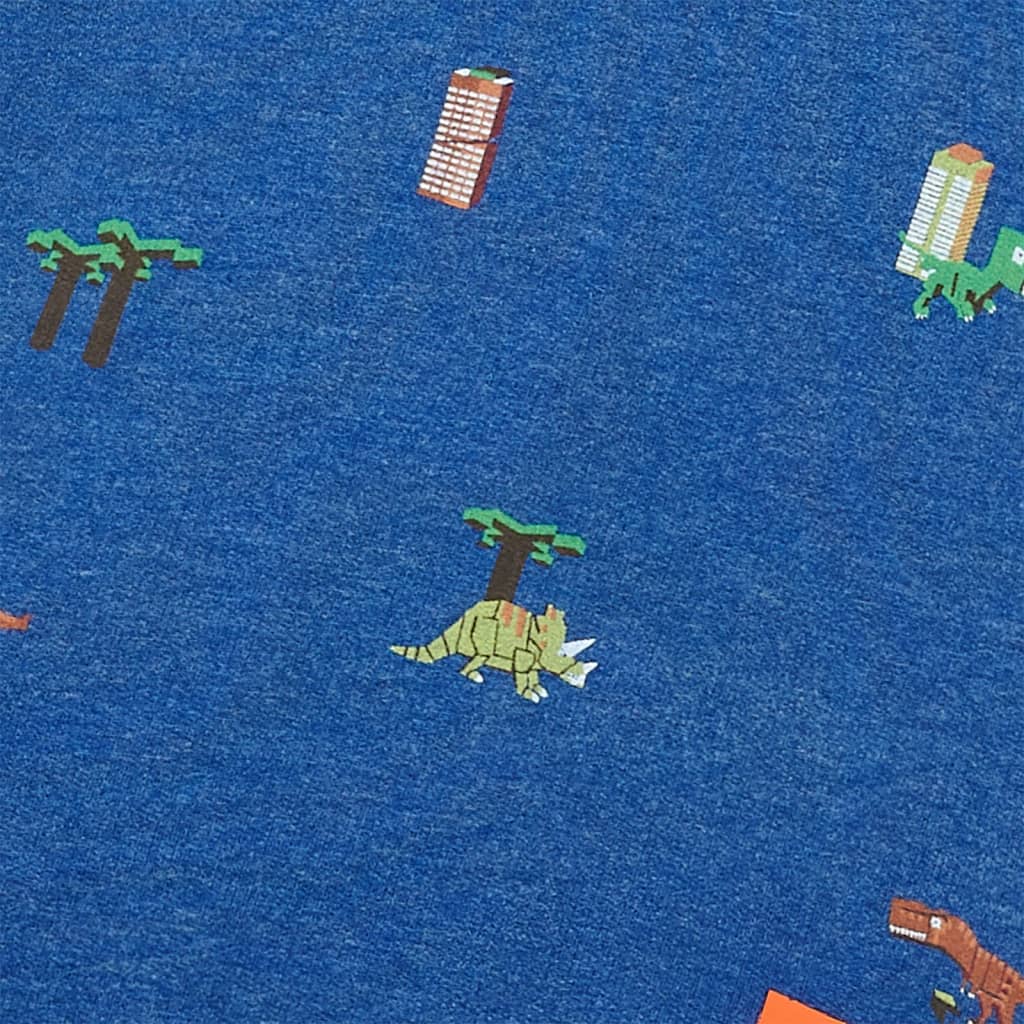 Sweatshirt para criança azul-escuro mesclado 140