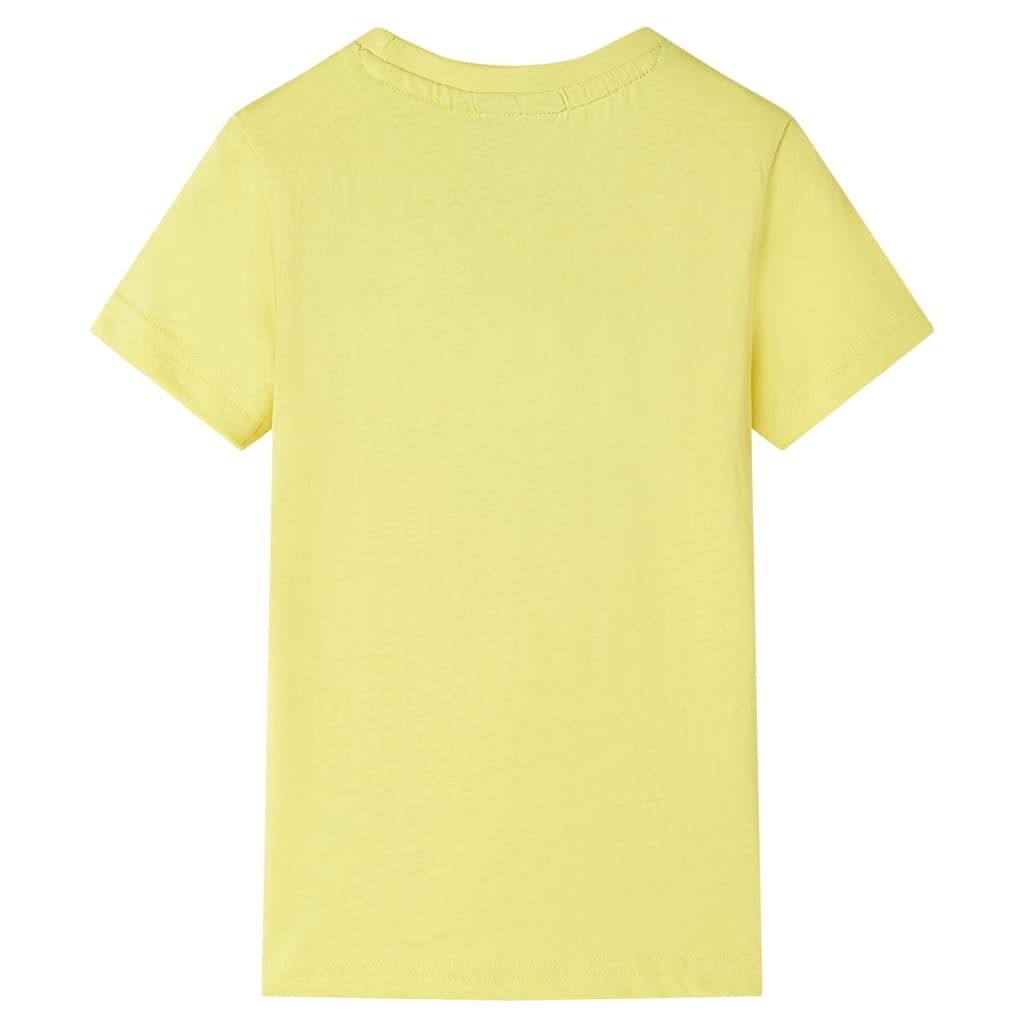T-shirt de criança amarelo 140